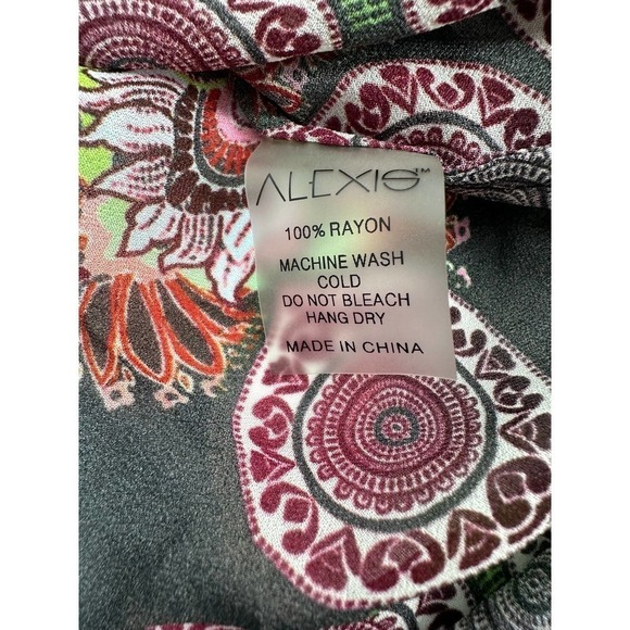 ALEXIS Foley Tapestry Floral Top Midnight Bloom - Picture 10 of 10